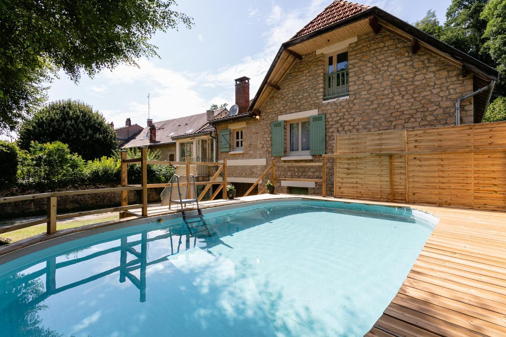 Вилла Wonderful House In Sarlat Center With Heated Pool & Jaccuzi Экстерьер фото